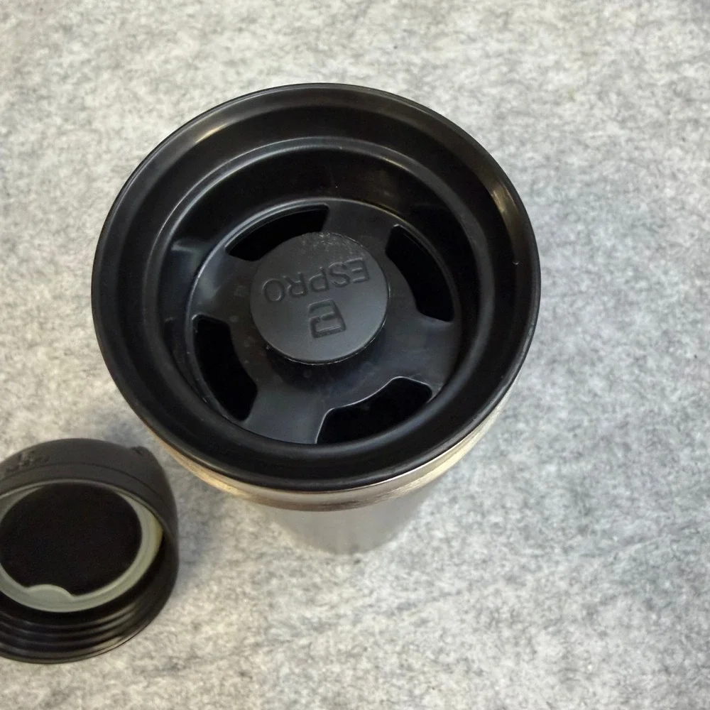 Espro Ultralight French Press Coffee Maker Travel Mug Matte Black 16oz